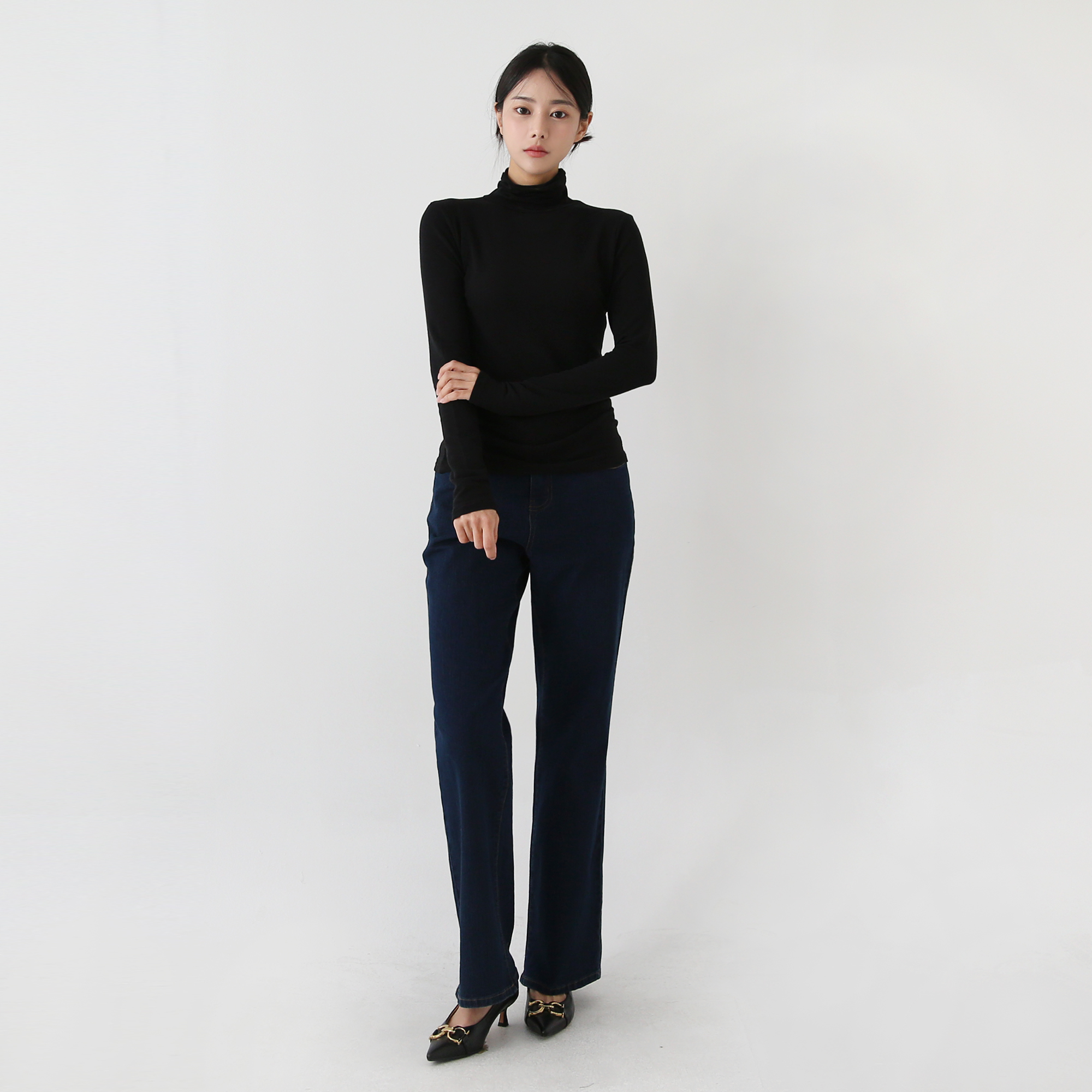 제이블랑 에버 목폴라 티셔츠 JBD4TS002