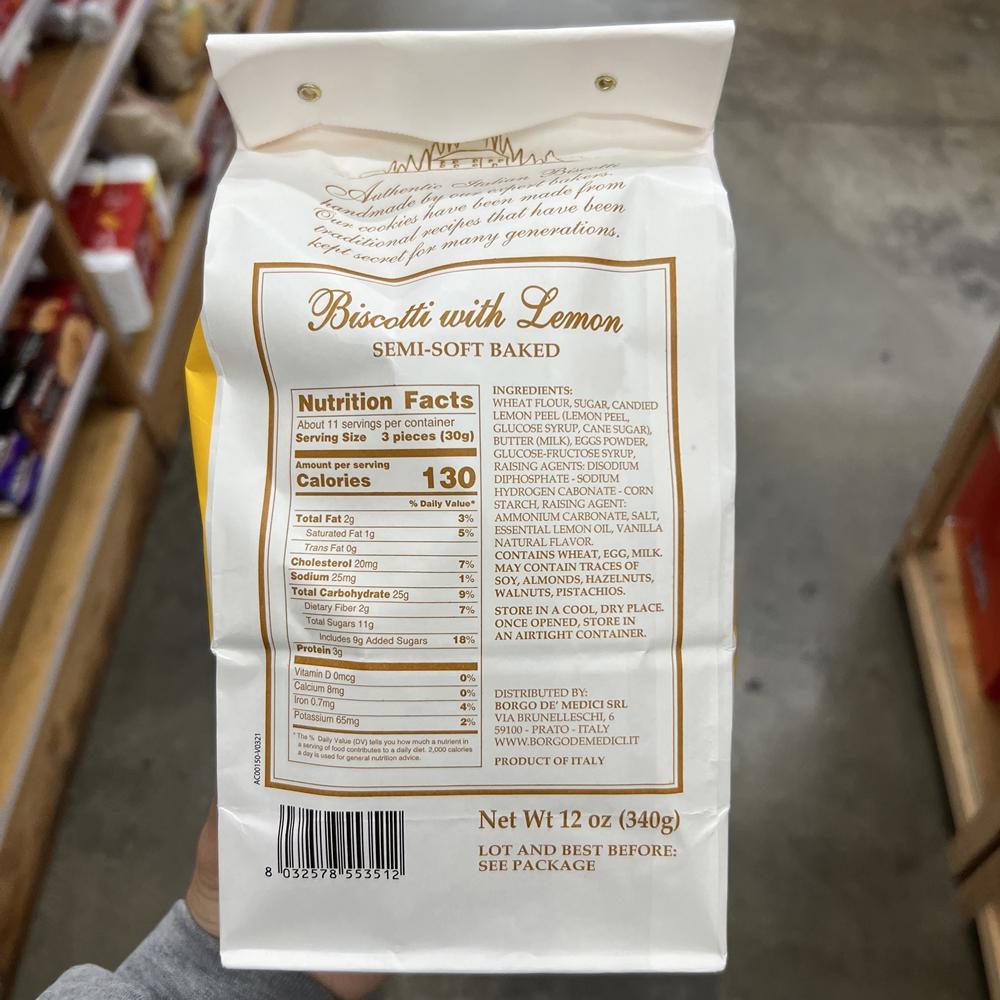 Antico Mulino Lemon Biscotti 안티코뮬리노 레몬 비스코티 340g 2팩 2개