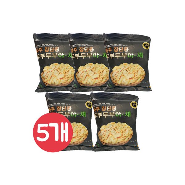 하늘처럼 파주 장단콩 두부두부 야채 80gx5개 뽀빠이 꿀꽈베기
