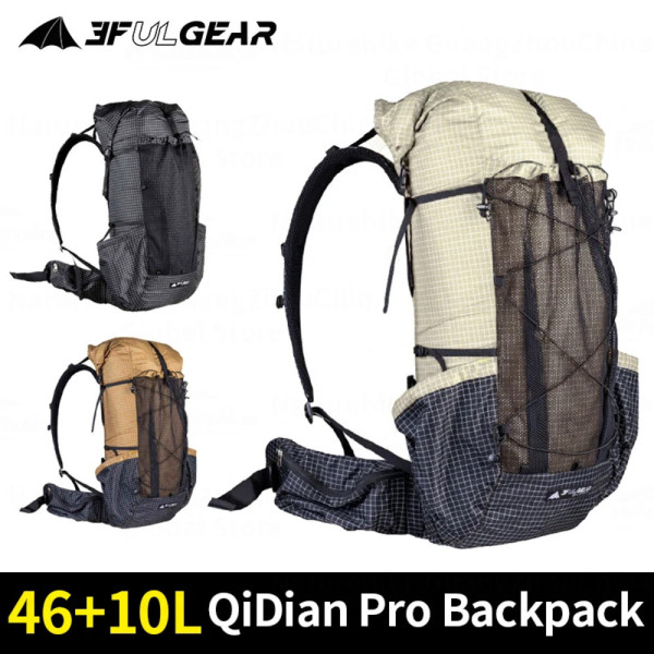 3F UL GEAR QIDIAN Pro 46 10L 배낭 야외 초경량 방수 캠핑 하이킹 스포츠 가방