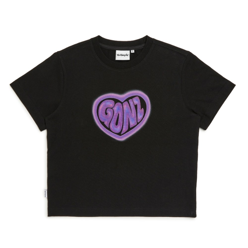 마크곤잘레스 마크곤잘레스 여성 크롭 티셔츠 WOMENS HEART GONZ CROPPED T-SHIRT - 90