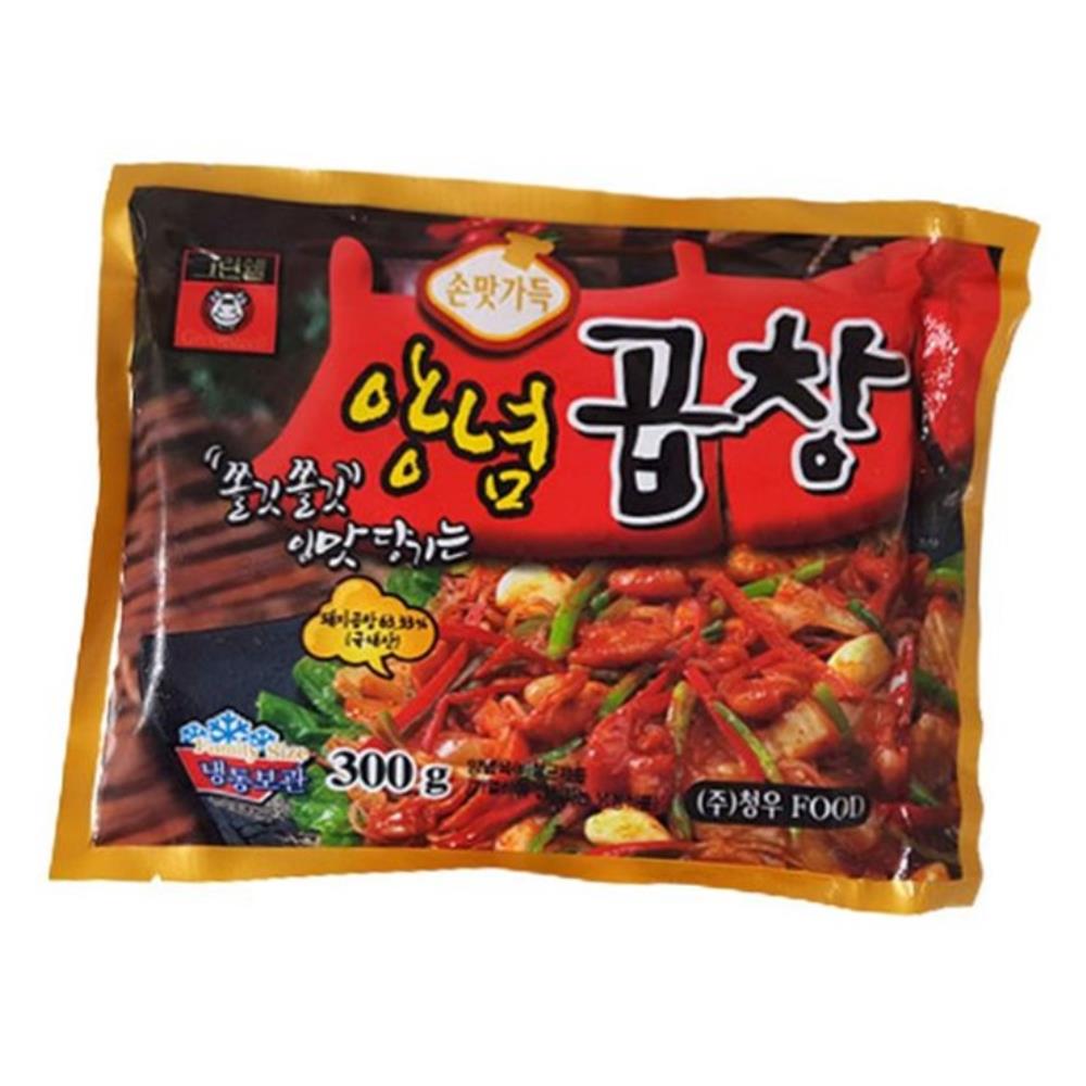 냉동 청우그린쉘양념곱창 300g