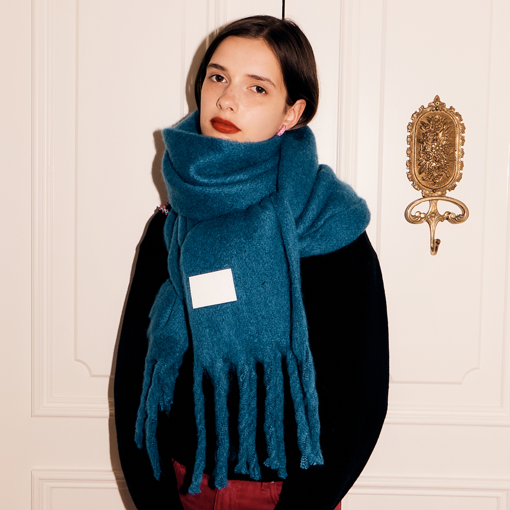 실른 실른 SILN Wide long muffler GREEN