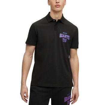 휴고보스 by 휴고 보스 휴고보스 x NFL 맨즈 폴로셔츠 카라티 셔츠 컬렉션 - 뉴욕 자이언츠 - 블