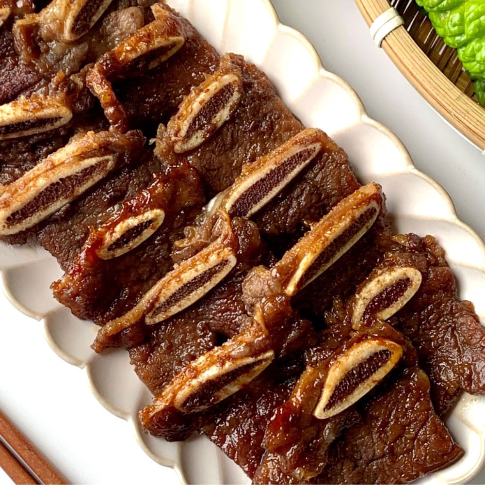 비앤피월드 일품나라 양념 LA갈비 500g 6팩 일반 아이스박스 포장