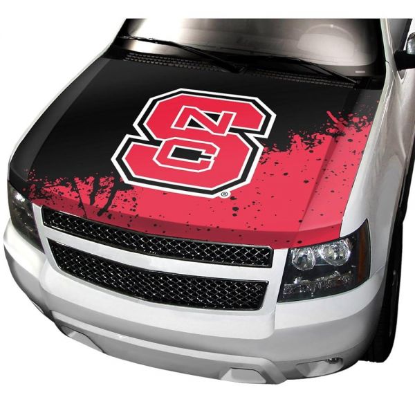 Promark NCAA 노스 캐롤라이나 주 자동차 후드 커버 원 사이즈 컬러 North Carolina State 273974