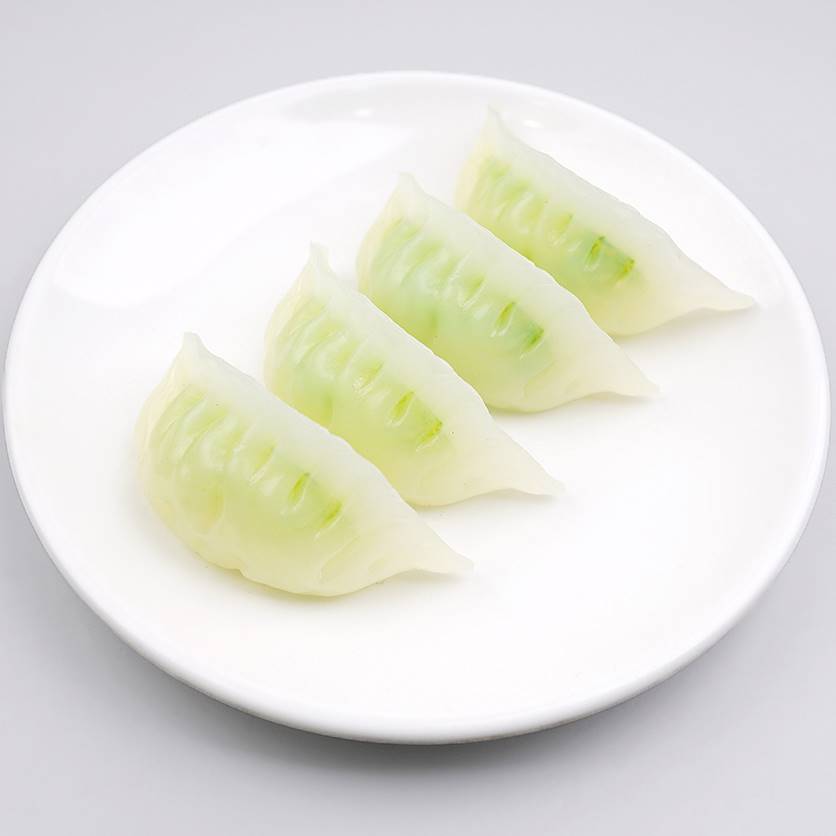 야채 만두 모형 8 손만두 음식모형 인조 분식 가짜 요리 전시 한식 식품 UR