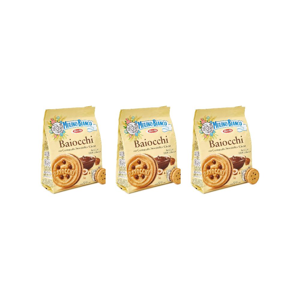 물리노비앙코 Mulino Bianco 뮬리노 비앙코 바이오키 헤이즐넛 코코아 크림 260g 3팩