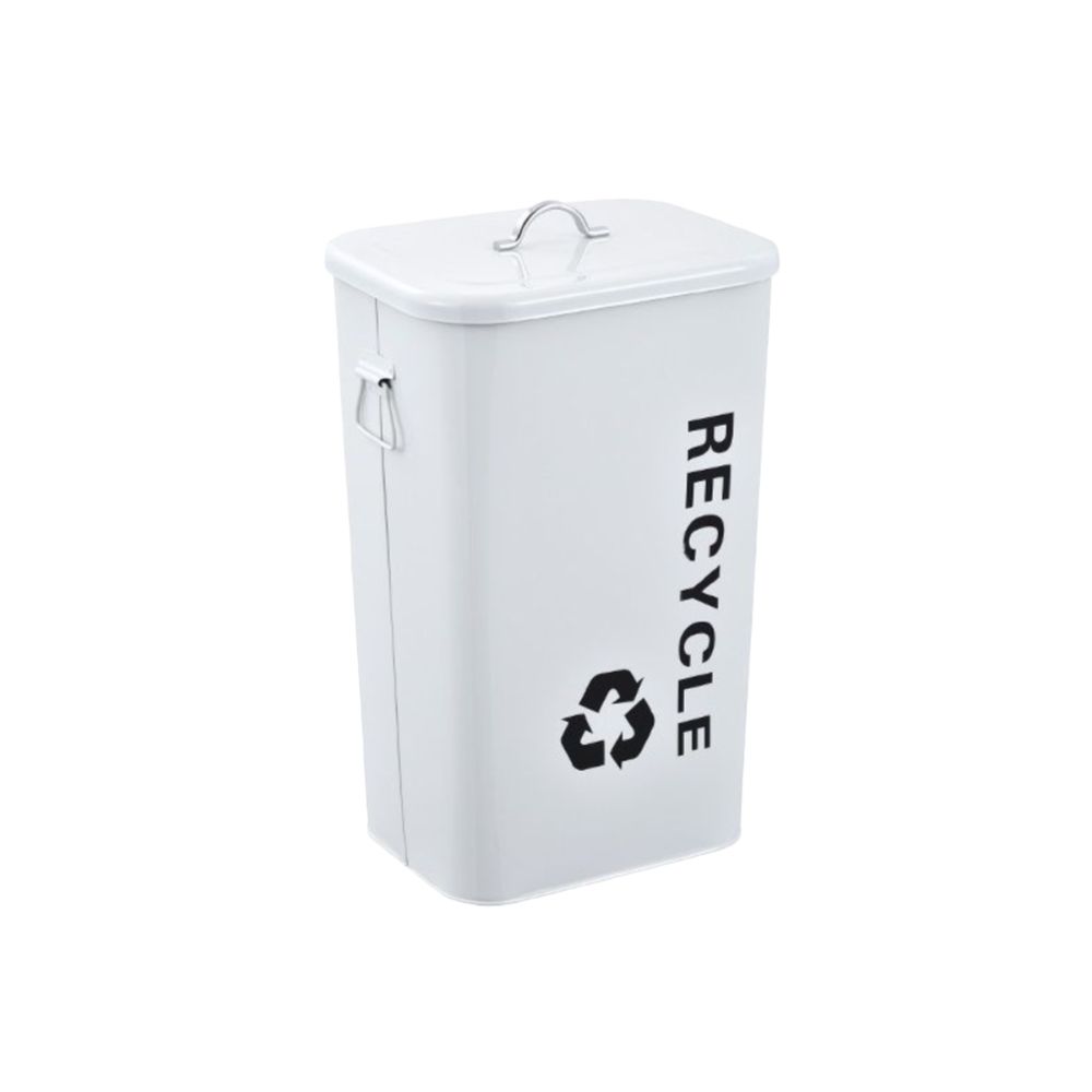 보니또 양철쓰레기통 75L 대용량 인테리어 휴지통 55L 도금 대형 야외