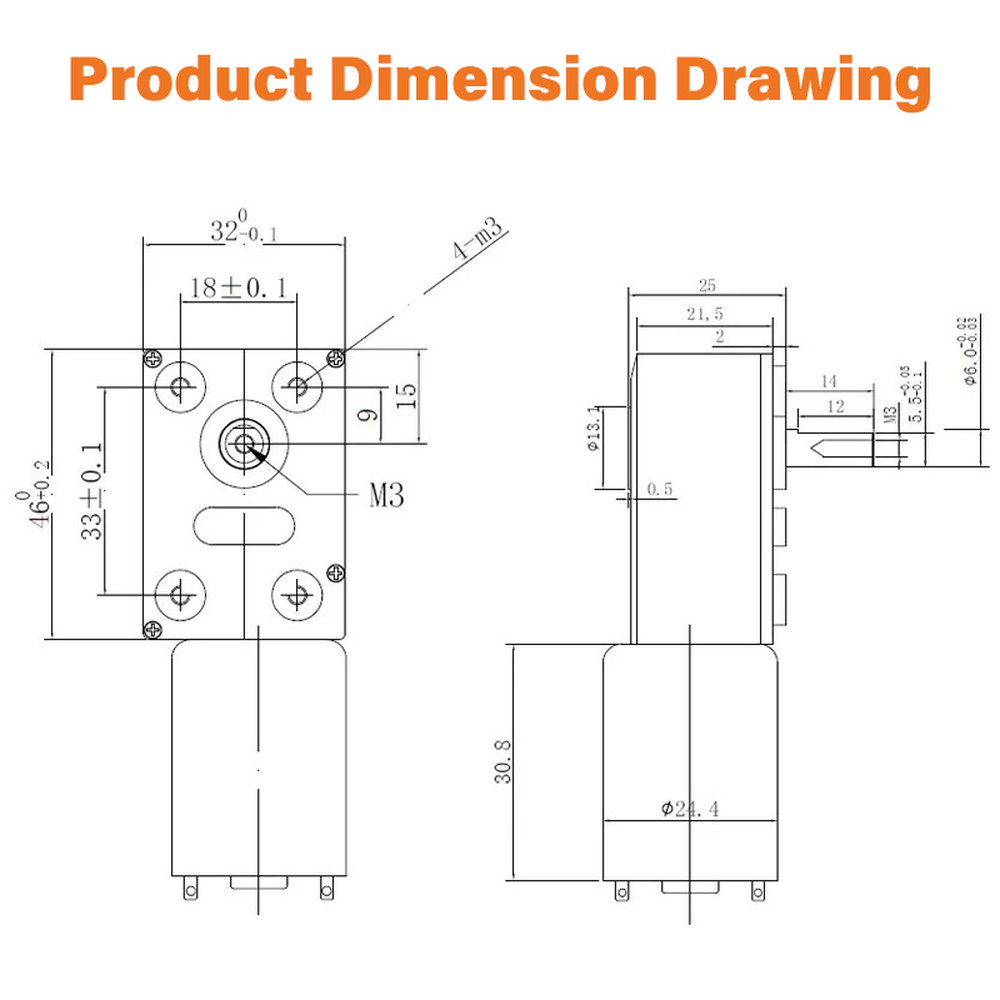 웜기어 모터 12V 저속 6V 자동 잠금 24V 소형 대형 토크 JGY-370