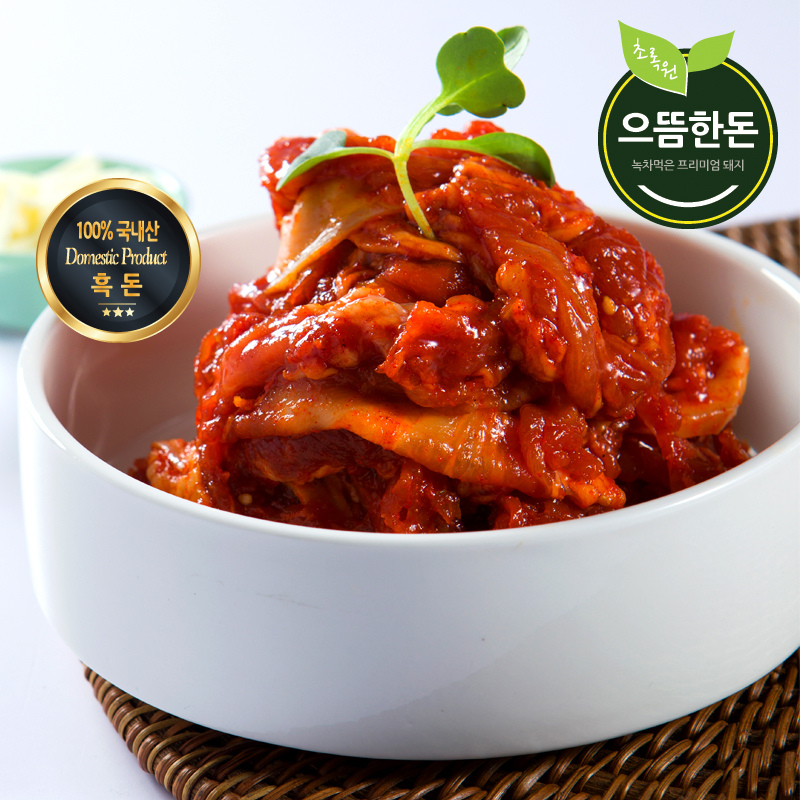 으뜸한돈 국내산 흑돼지 고추장 불고기 500g