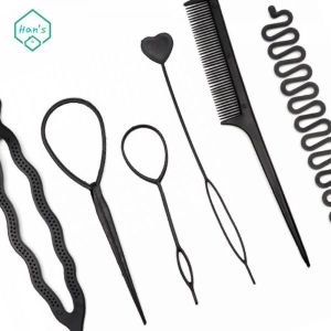 밴드 올림머리 똥머리 셀프헤어 따주기 가이드 디스코머리 핀 벼머리땋기 꼬리빗 스타일링