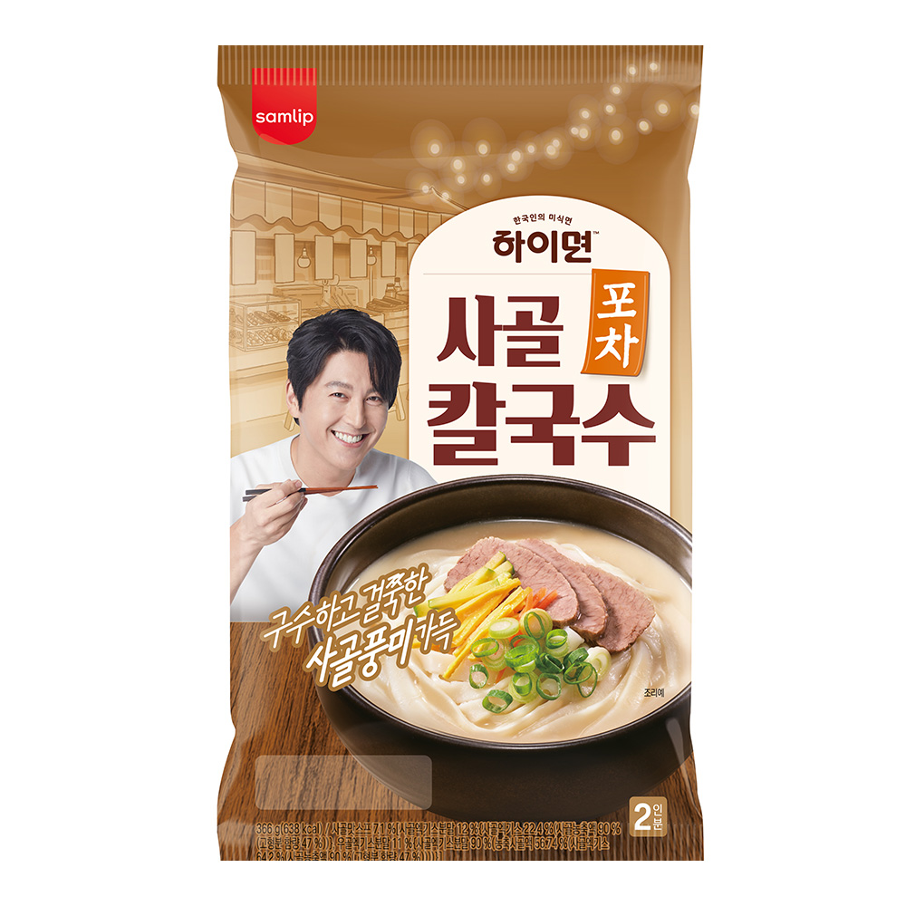 에스피씨삼립 삼립 삼립 하이면 포차 사골 칼국수 366g
