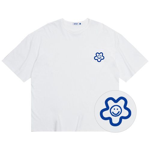 엔티이티 SMILE FLOWER 스마일플라워 반팔티