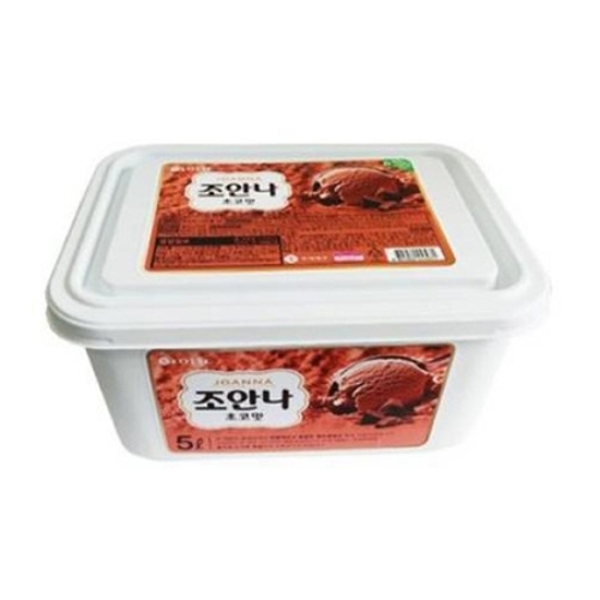 롯데웰푸드 조안나 초코맛 5L 대용량아이스크림 퍼먹는 업소용 아이스크림