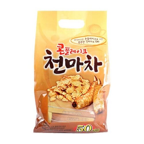 동일 건강줌마 콘후레이크 천마차 콘플레이크천마 콘푸레이크 국산 천마 식사대용 간식 대용 씨리얼 마차 사무실차 대용량 손잡이 20g 5개 50개입
