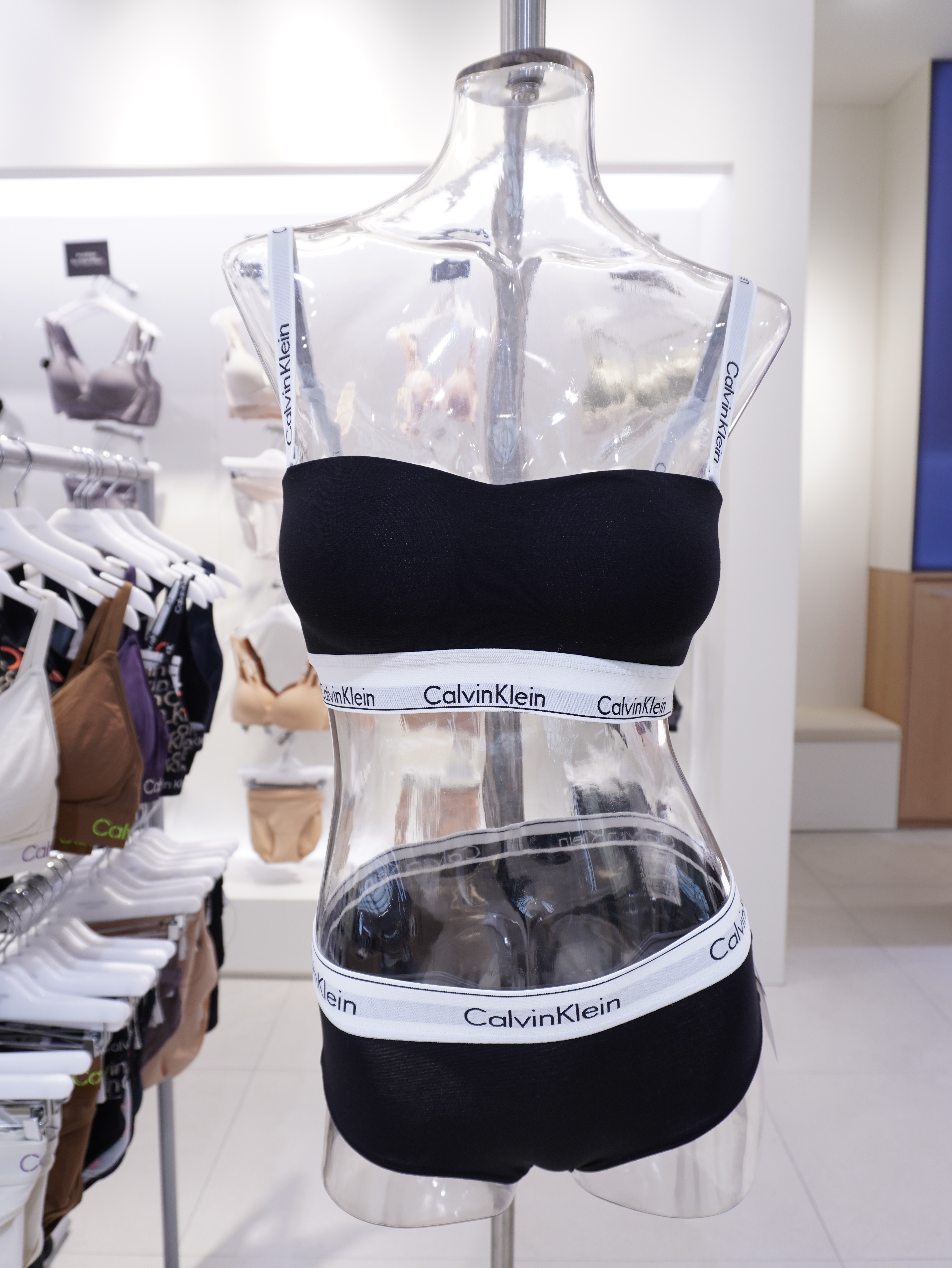 Calvin Klein Underwear Calvin Klein Underwear 캘빈클라인 CK언더웨어 여성 모던코튼 제니착장 반도 브라렛 QF7628AD-UB1