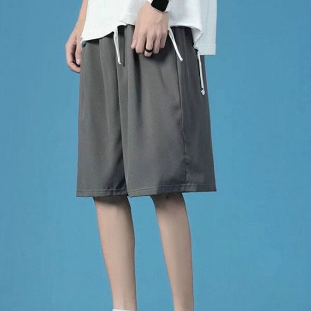 남성 데일리 기본 반바지 진그레이 L