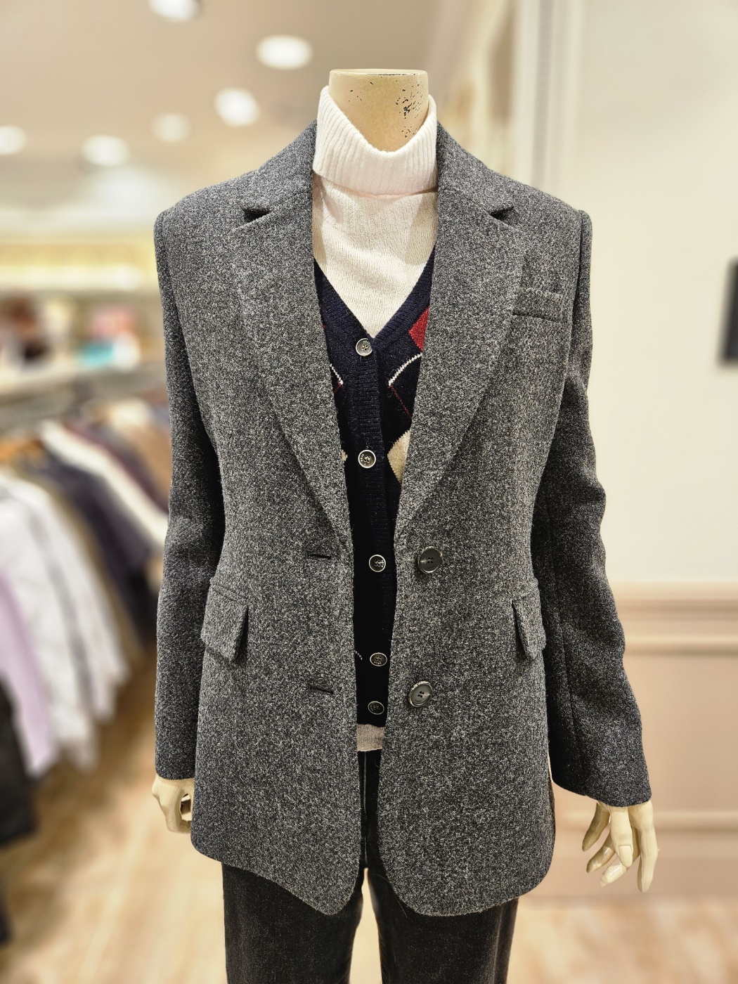 BCBG o 린지 트윌 자켓 B4DAJ126