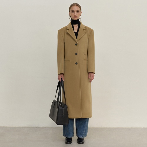 블러썸에이치컴퍼니 블러썸에이치컴퍼니 MAON WOOL CASH LONG COAT 3-BUTTON
