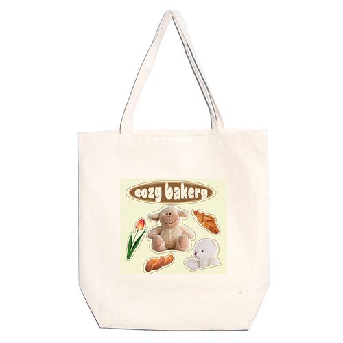 어썸어스 COZY BAKERY 에코백