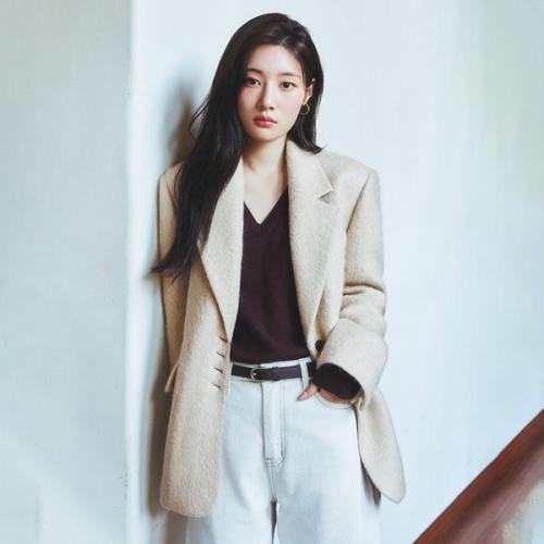 온앤온 H라인 헤어리 자켓 NEW4WJB20
