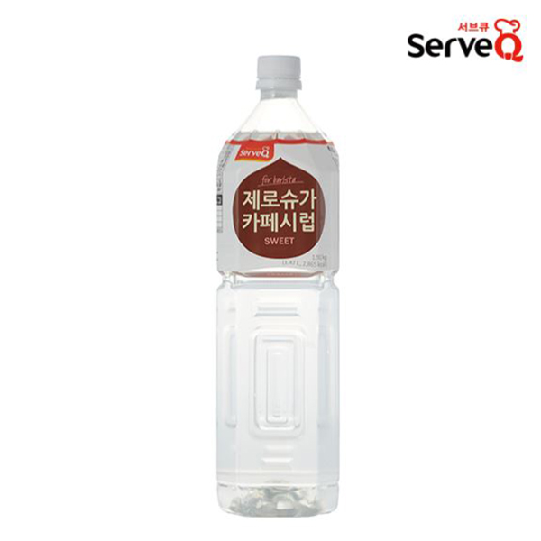 서브큐 제로 슈가 카페 시럽 1 91kgX6ea커피시럽 라떼시럽 시럽 카페시럽 카페
