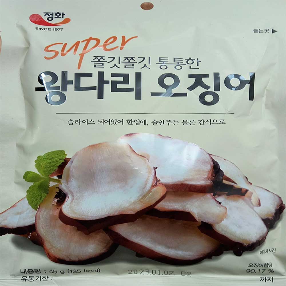 정화식품 정화식품 왕다리오징어 35g 10봉