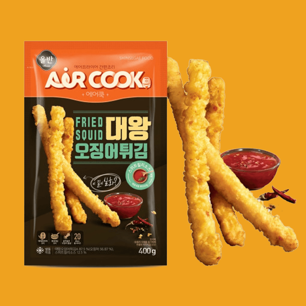하늘푸드 올반 올반 대왕오징어튀김 1개