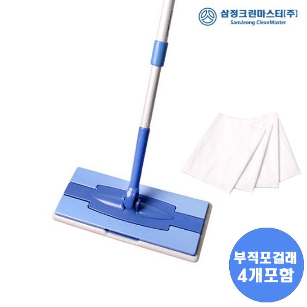 주 에이스샵 클래식크린와이퍼 원터치 부직포 청소기 리필 밀대걸레 막대걸레
