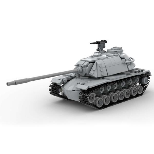 레고조립커스텀 블록 피규어 WW2 밀리터리 시리즈 미육군 M103 헤비 탱크 MOC 빌딩 블록 기갑 추적 전투