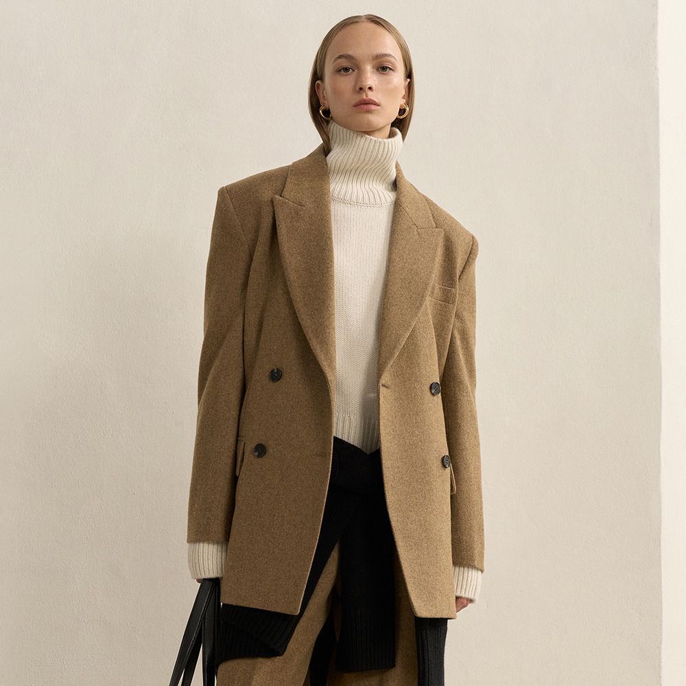 블러썸에이치컴퍼니 블러썸에이치컴퍼니 KIRR HERRINGBONE DOUBLE JACKET