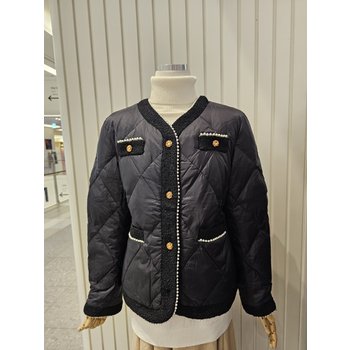 메종블랑쉬 진주비딩 다운 자켓 M234MJDA03K