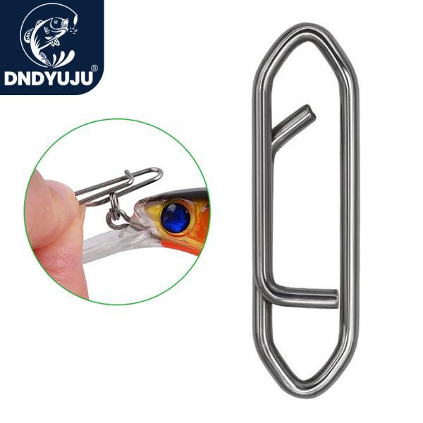 DNDYUJU 팁 스냅 낚시 루어 304 스테인레스 스틸 낚시 배럴 스위블 핀 루어 낚시 커넥터 액세서리 페스