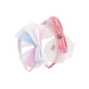 슈슈앤쎄씨 리본 글리터 샤 헤어밴드