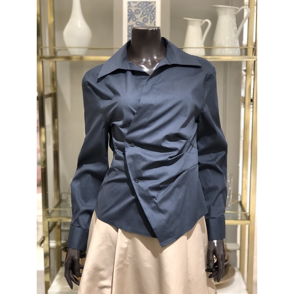 파슨스 Pintuck Wrap Button Blouse 파슨스 PW2R9BL04