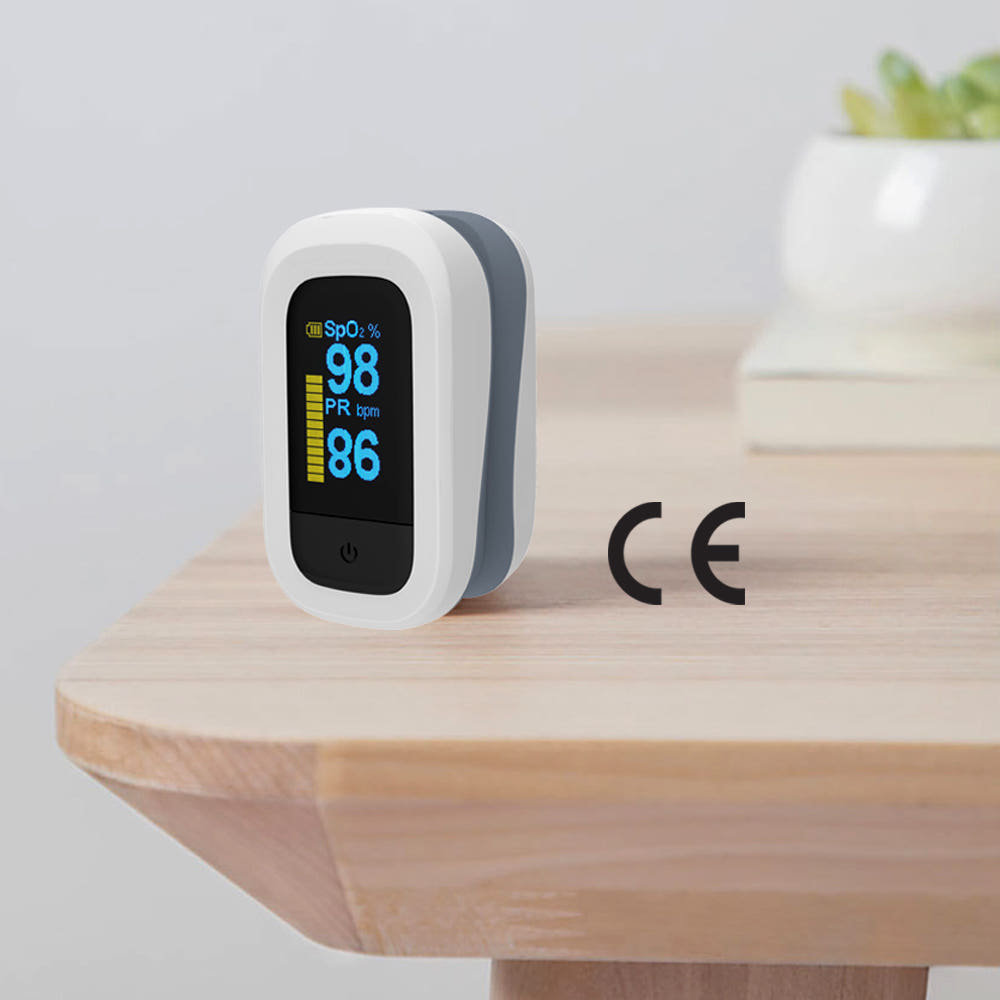 웰스 산소포화도측정기 핑거형 펄스옥시미터 휴대용 맥박측정기 YK-82C