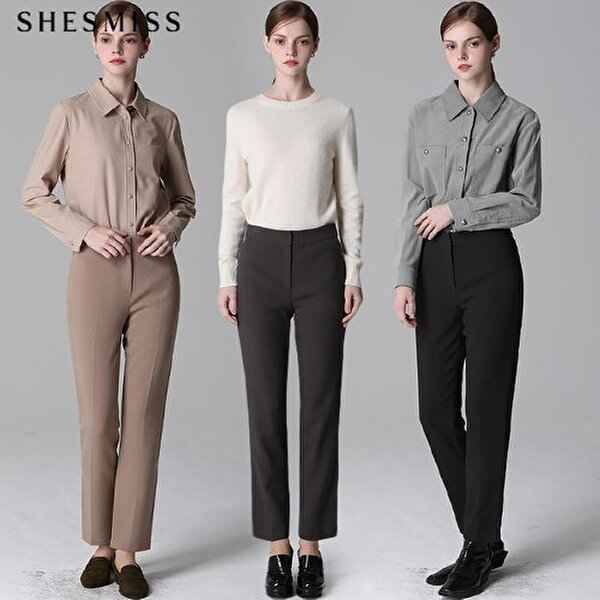 쉬즈미스 쉬즈미스 쉬즈미스 SHESMISS 셋업 스트레이트 팬츠 택가격138000원
