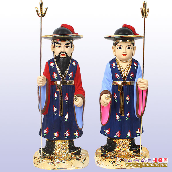 걸립대감부부 1 5자 도금단청 남 K2-511