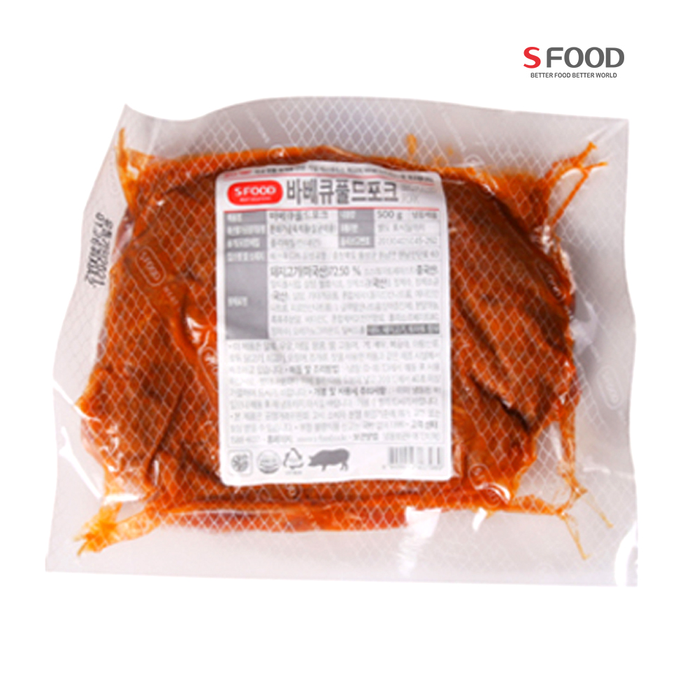 에쓰푸드 디오 에쓰푸드 바베큐 풀드포크 500g 냉동