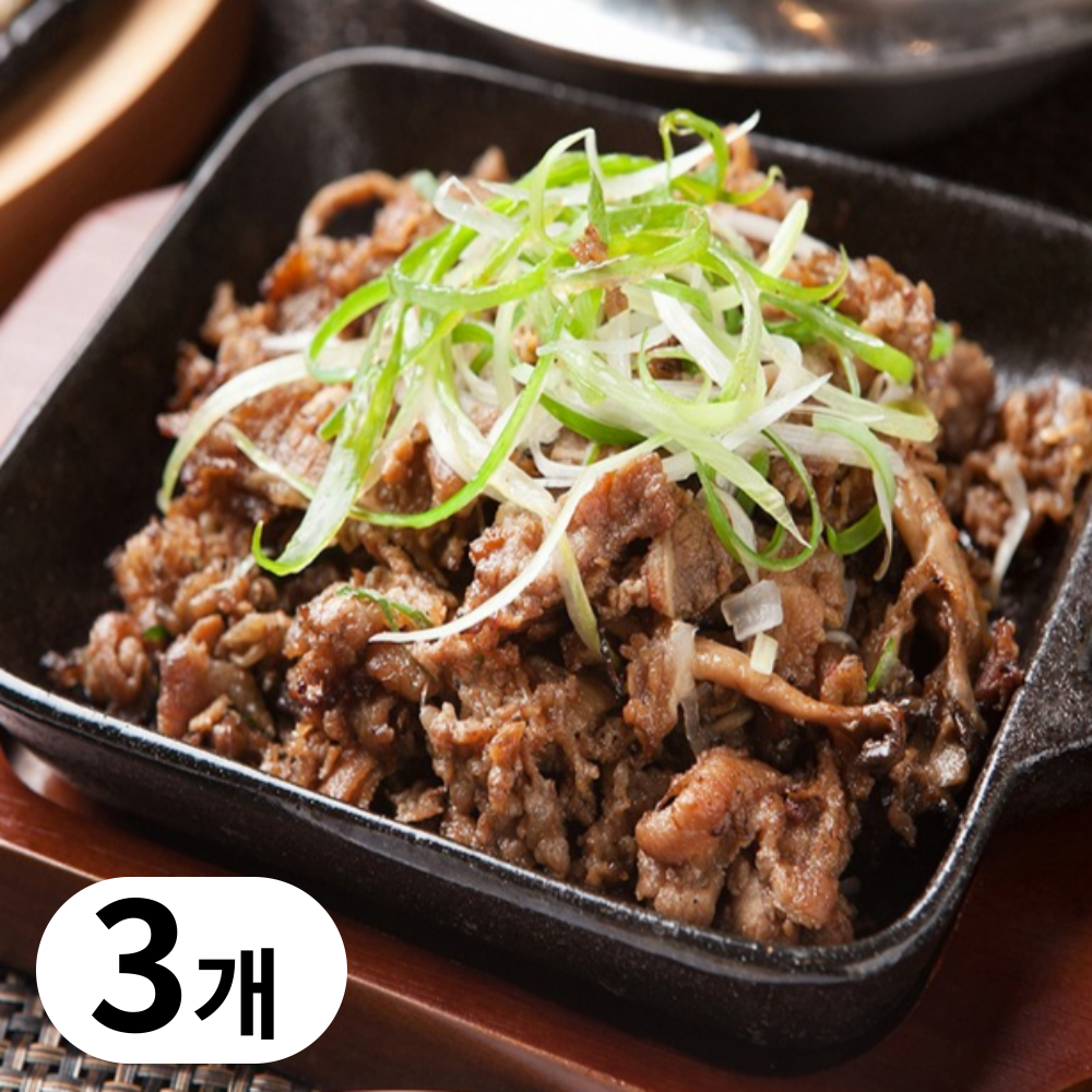 더락 갈비아저씨 양념 소불고기 300그램 갈비아저씨 소불고기 300g 6개