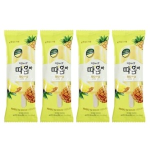 빙그레 따옴바 파인애플 40개 과일 따옴 아이스크림