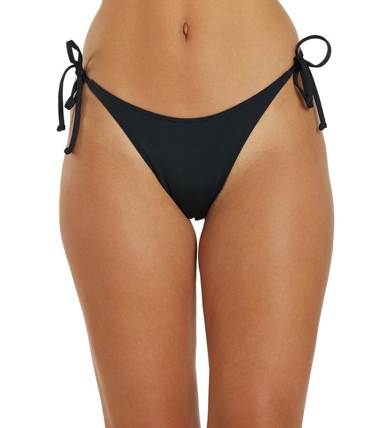 록시 Roxy 여성용 SD 비치 클래식 타이 사이드 치키 비키니 하의 Large Anthracite