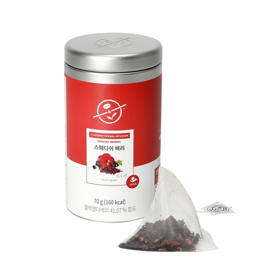 커피빈 스웨디쉬 베리 10T 틴케이스 티백 1개 10개입 70g