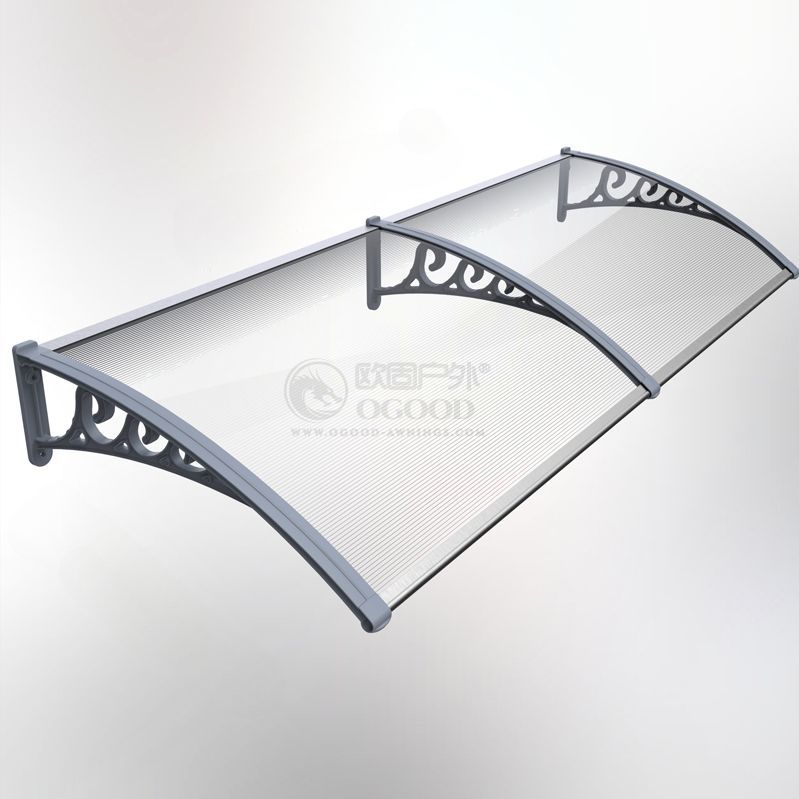 창문 차양막 지붕 처마 렉산 투명 테라스 발코니 베란다 비막이 E 80x200 cm 투명