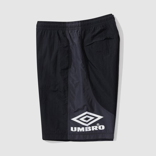 엄브로 엄브로 남녀공용 HBL OG 컬러블록 긴팔 우븐 셋업 5부 반바지 UP221CHP51BLK 646196