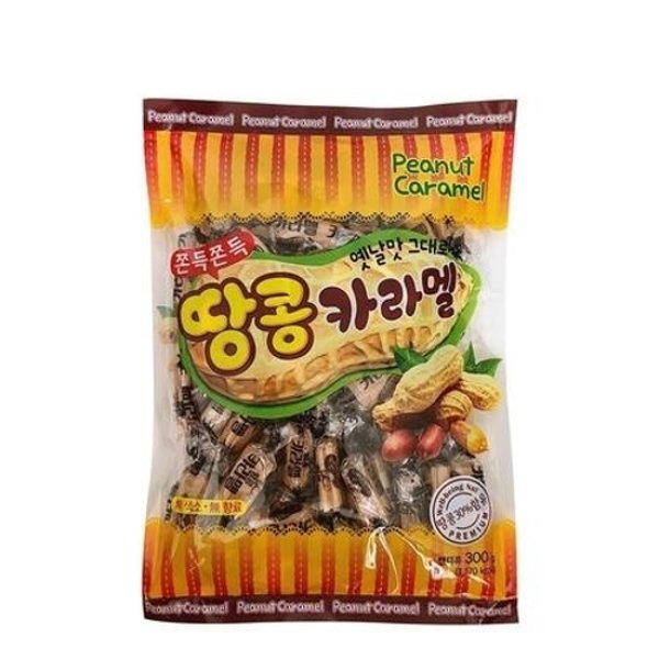 더식품 무색소 무향료 땅콩카라멜 300G 피넛카라멜