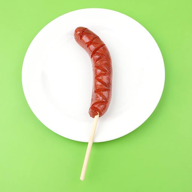 햄꼬치 소세지 모형 음식모형 인조 음식 가짜 요리 전시 한식 휴게소 분식 식품 PR