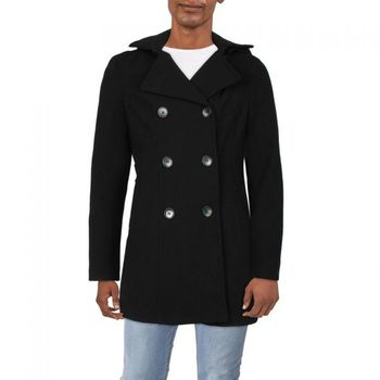 5331075 Nautica Mens Double Breasted Warm Pea Coat