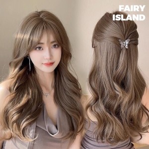 페어리아일랜드 우아한 분위기를 연출하는 웨이브 가발 1개 라이트